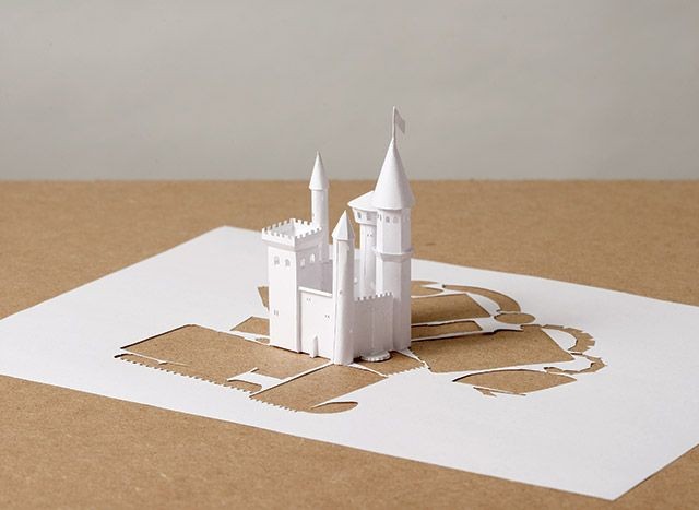 Архитектурное моделирование из бумаги Архитектурное моделирование из бумаги