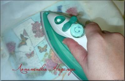 ​Декупаж на сумке или подарок для себя любимой: часть 2