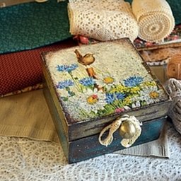 ​Шкатулка для рукодельницы в кантри-стиле: часть 1