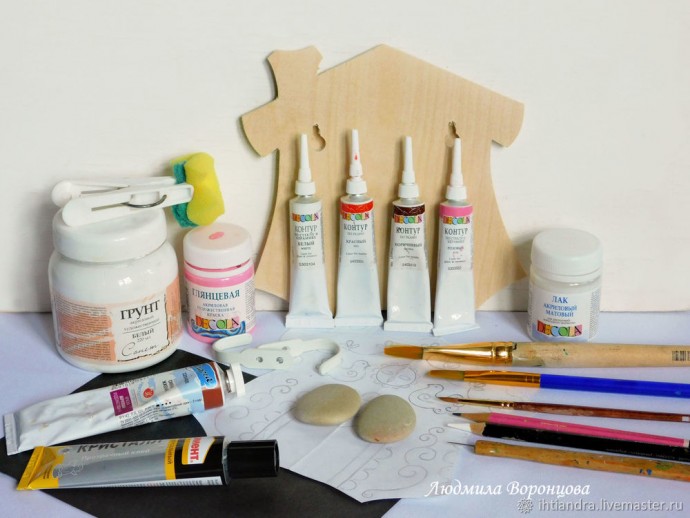 Создаём ключницу "Пряничный домик": часть 1