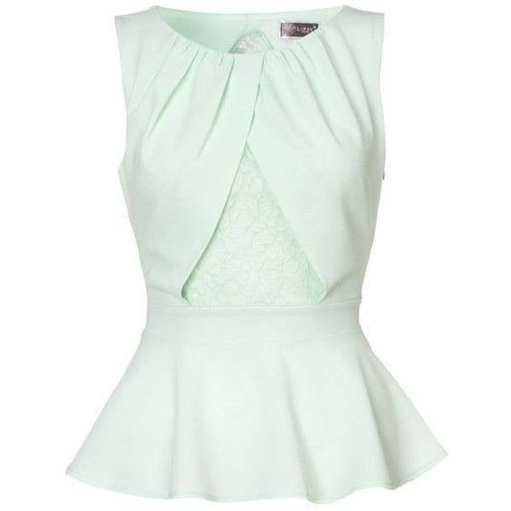 Топы с баской