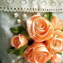 Удивительная вышивка лентами