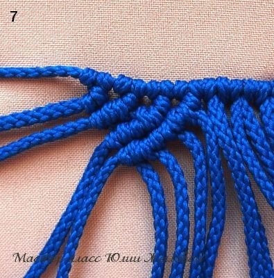 Плетём шарик в технике макраме