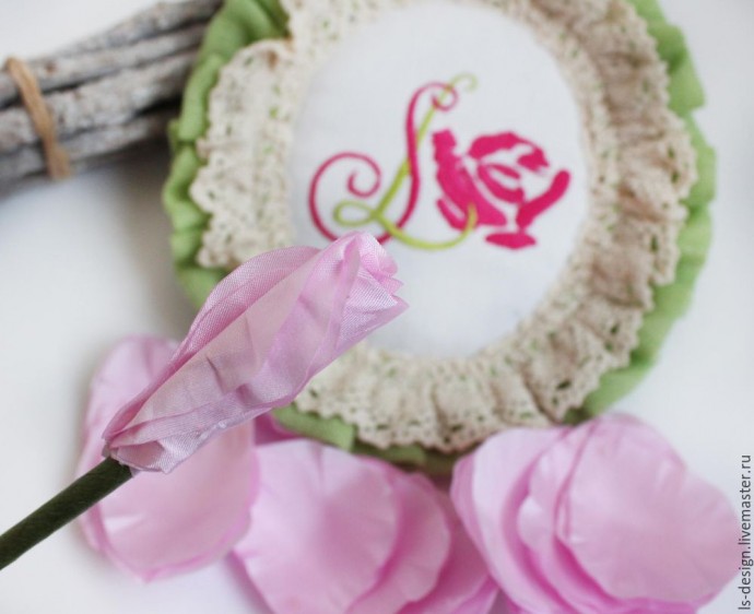 ​Роза из тафты "100 лепестков": мастер-класс, часть 2