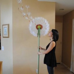 Интересный способ создания одуванчика