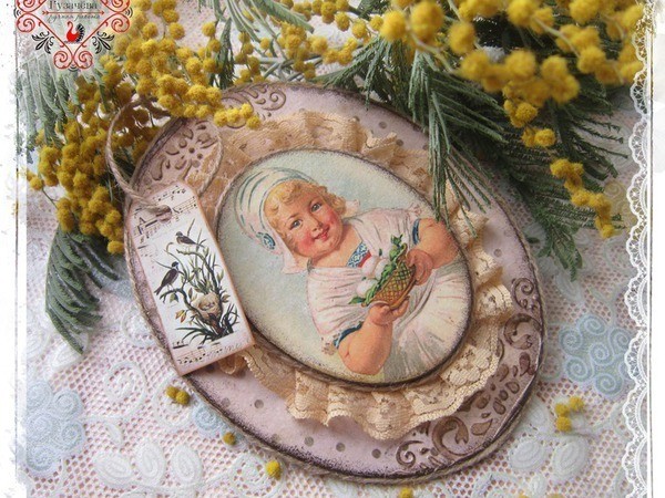 ​Создаем винтажное декоративное панно: часть 1