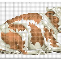 Вышиваем милых коровок