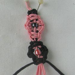 ​10 плетёных цепочек с бисером в технике макраме: часть 4