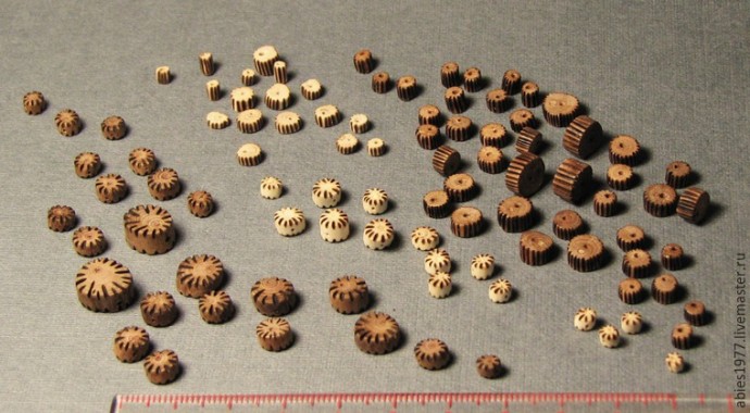 Изготавливаем этнобусины из веточек рябины Изготавливаем этнобусины из веточек рябины