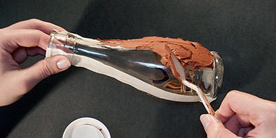 Славные курочки: имитация витража