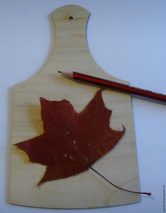 Украшаем разделочную доску