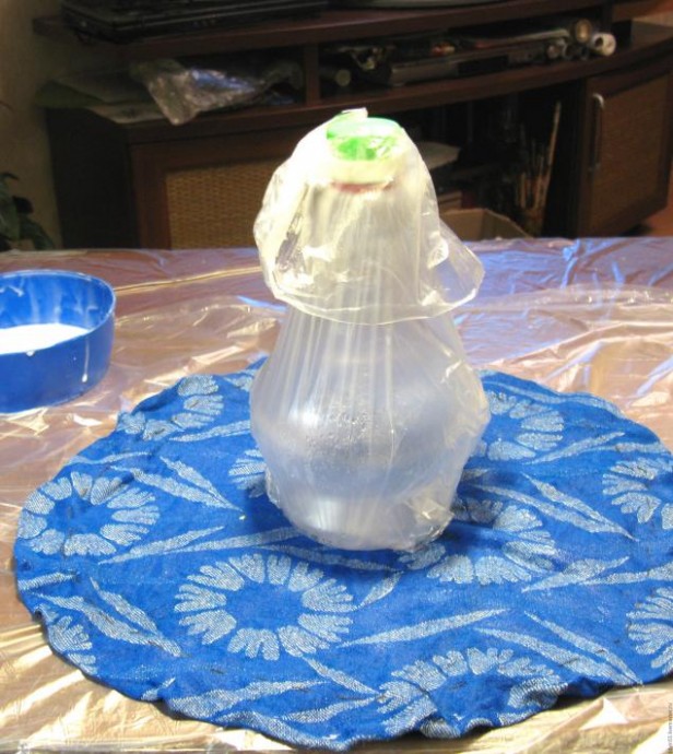 Кашпо-горшочек из ткани: часть 1 Кашпо-горшочек из ткани: часть 1