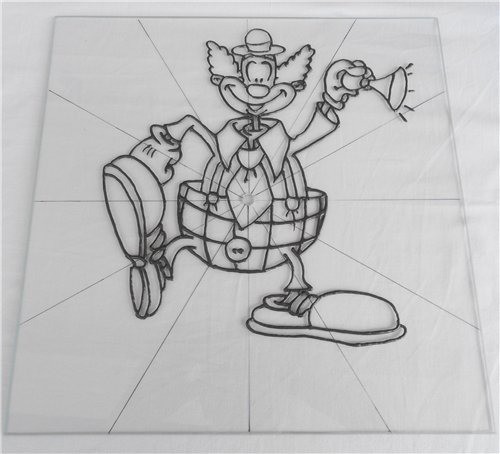 ​Создаем часы "Веселый клоун": часть 2