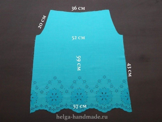 ​Лёгкая в пошиве блузка по простой выкройке