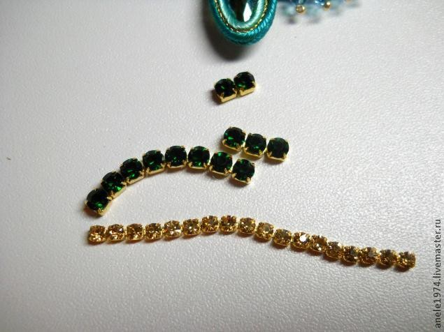 ​Мастер-класс по созданию сутажного кулона "Весенний букетик": часть 5