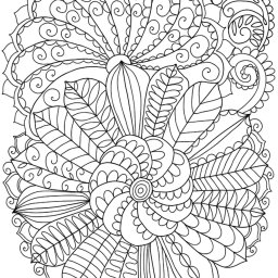 ​Раскраска-антистресс "Цветы"