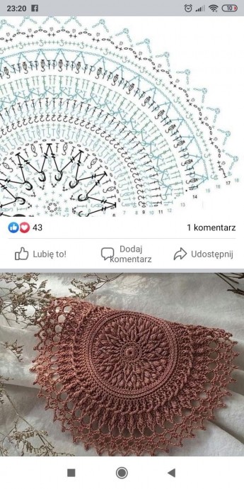 ​Самые красивые салфетки крючком