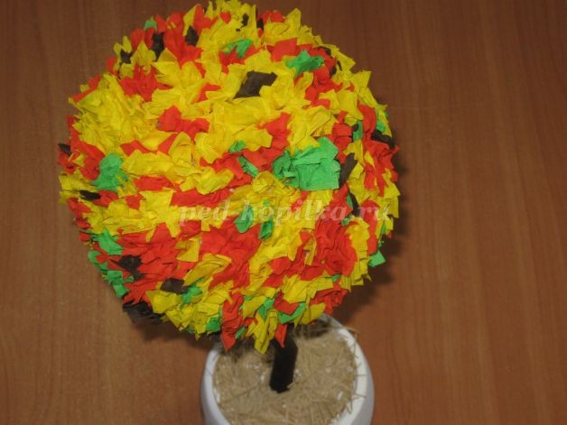 Топиарий из гофрированной бумаги: часть 1