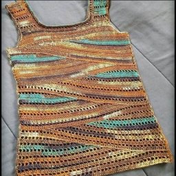 ​Вязаные полосы со смещением