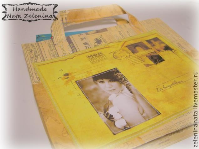 Креативная упаковка или "Как я шила бумажный пакет": часть 2