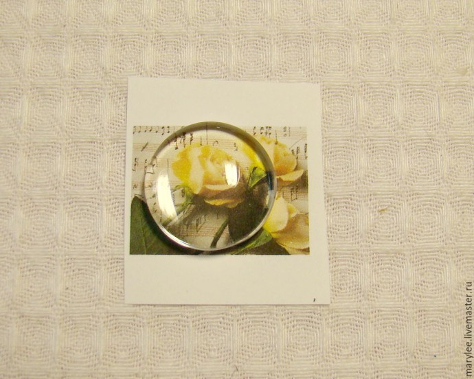 Создаем нежный кулон "English rose": часть 1