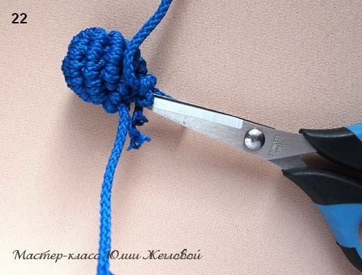 Плетём шарик в технике макраме