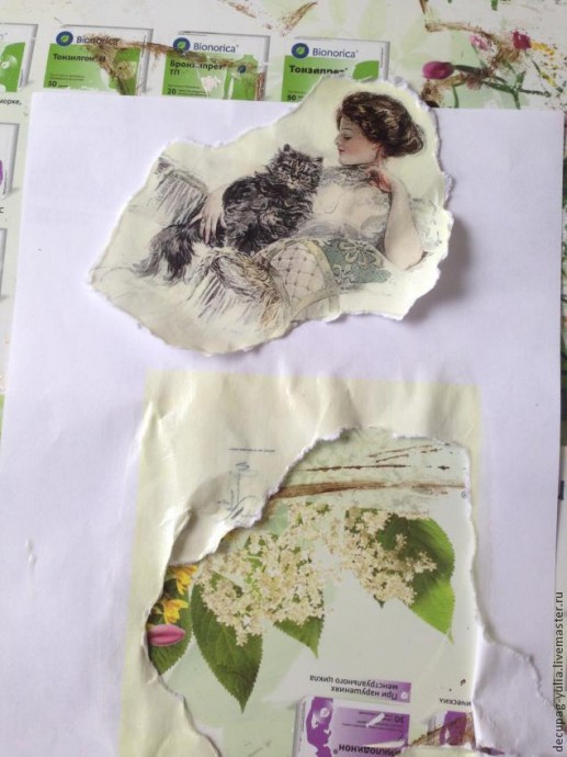 ​Создаём настенные часы в стиле шебби шик: часть 1