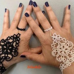 Браслеты и митенки крючком