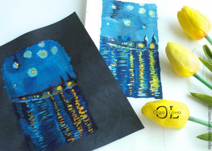 Чехол для телефона по мотивам картины Ван Гога "Звёздная ночь над Роной" Чехол для телефона по мотивам картины Ван Гога "Звёздная ночь над Роной"