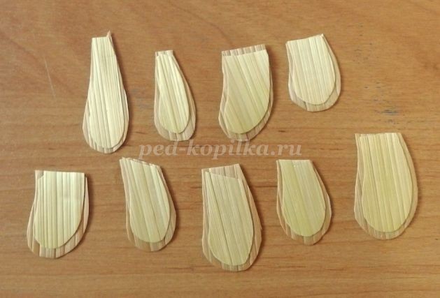 Декоративное панно "Жар-птица" из соломки: часть 1