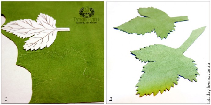 Делаем осеннюю подвеску-брелок для сумки: часть 1