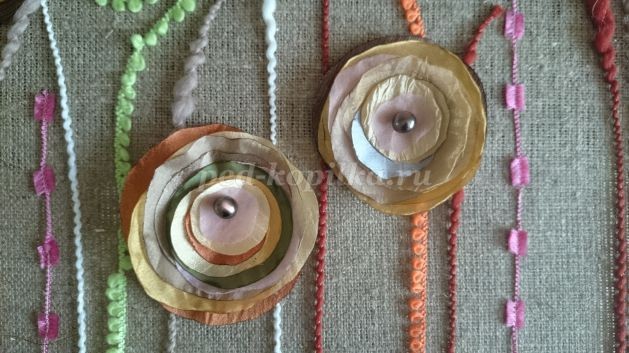 ​Цветочное панно своими руками: часть 2