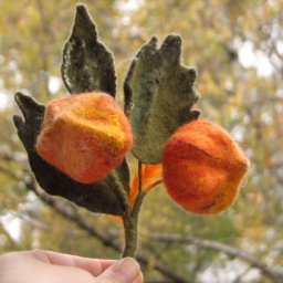 Легко и быстро валяем физалис: часть 2