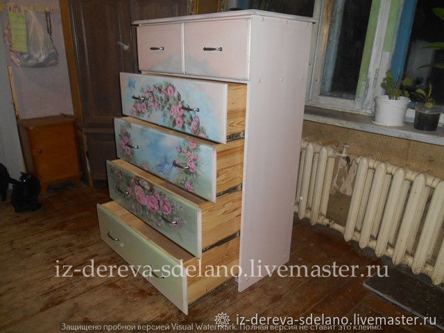 ​Ремонт деревянного комода: часть 7