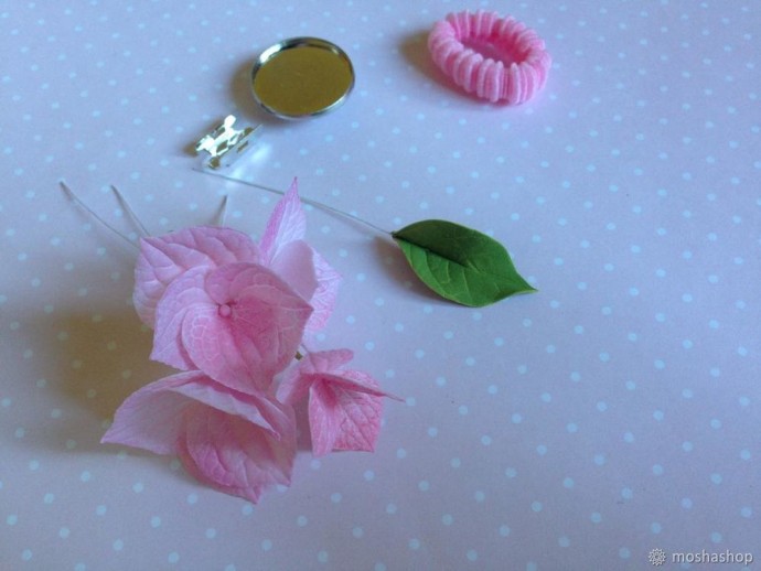 Создаем нежную гортензию из фоамирана: часть 3