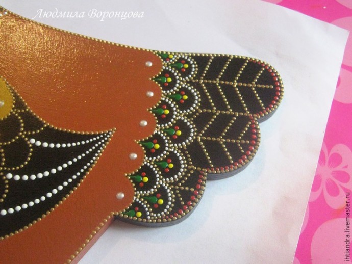 Создаем панно с крючками "Курочка": часть 2