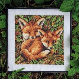 ​Вышиваем лисичек