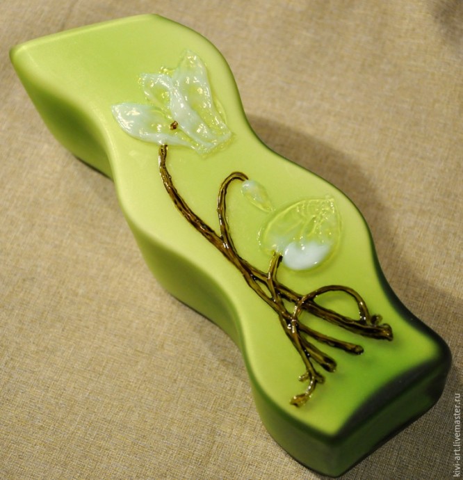 ​Декорирование вазы в стиле модерн: часть 2