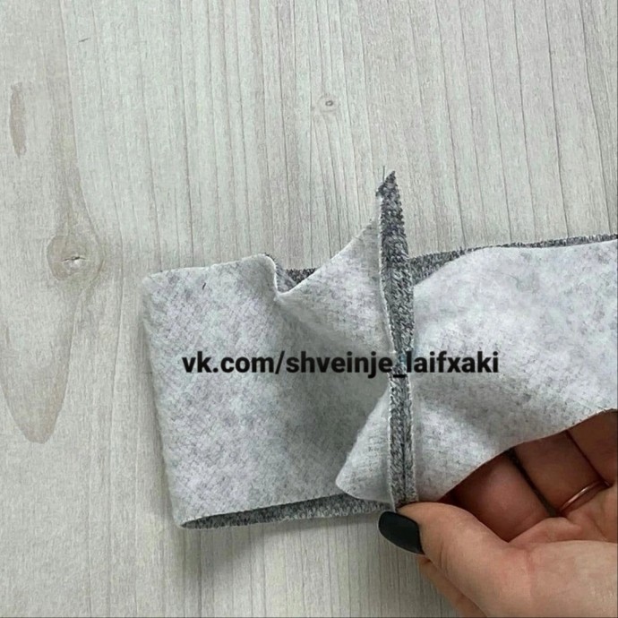 Как втачать V-горловину