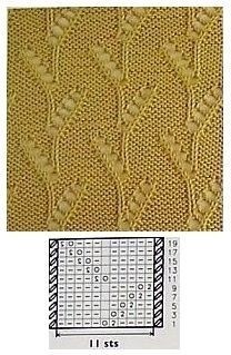 ​Красивые осенние узоры для вязания