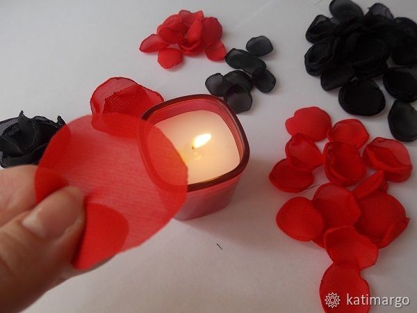 ​Мастерим цветочное колье из шифона