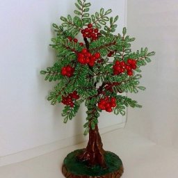 Рябина из бисера