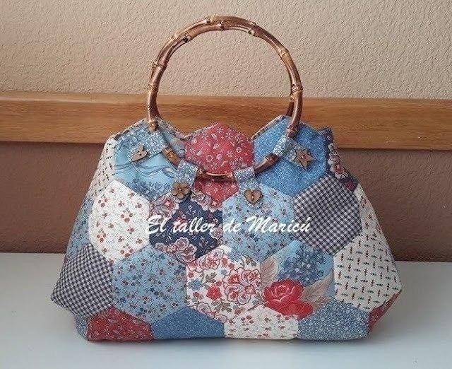 Сумочка из гексагонов