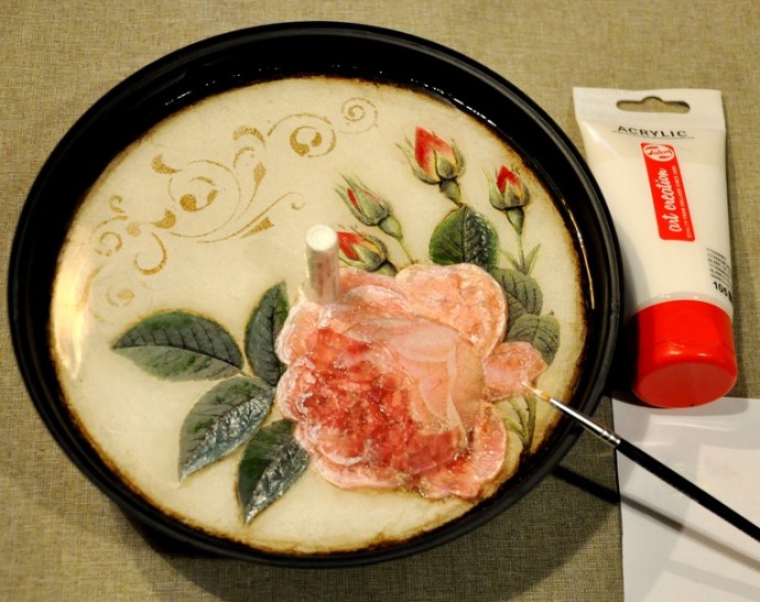 ​Декорирование часов с необычным стерео-эффектом: часть 4