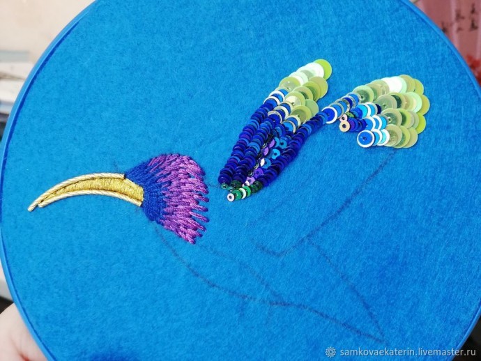 Делаем брошь "Колибри": часть 1