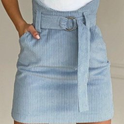 ​Идеи юбок из вельвета