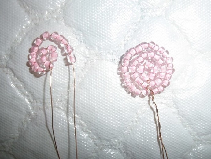 ​Букет цветов из бисера