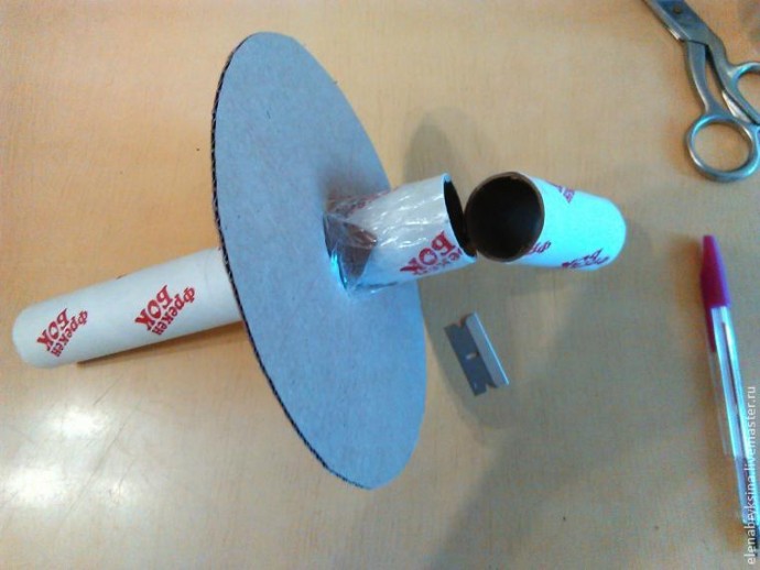 ​Делаем основу для брошь-букета из подручных материалов: часть 1