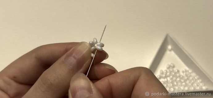 Комплект украшений из бисера twin с двумя отверстиями