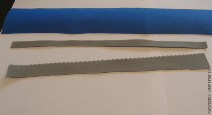 Делаем фантазийный цветок из фоамирана: часть 1